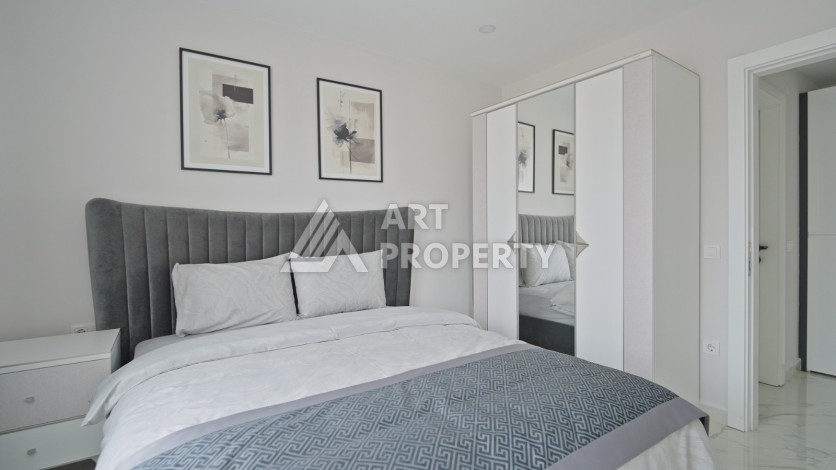 Квартира 1+1 в 200 м от пляжа Клеопатры. Новый дом в центре Алании - Ракурс 24