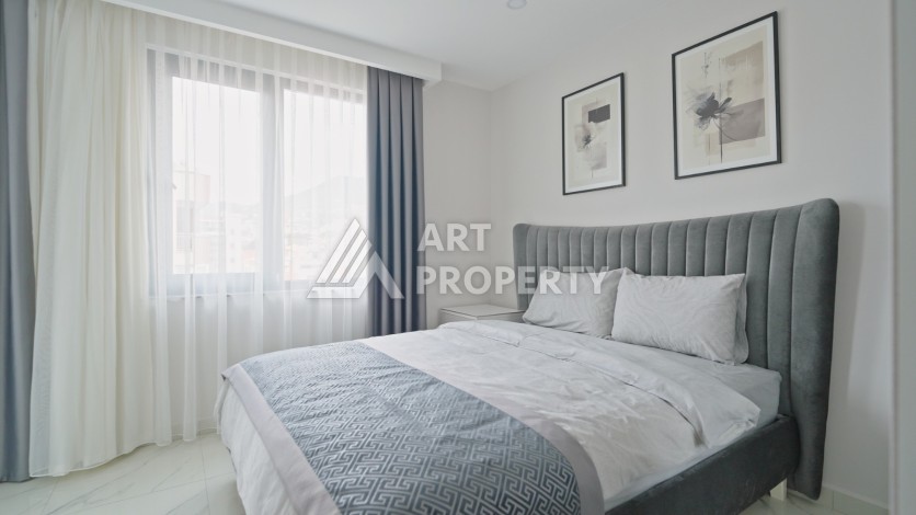 Квартира 1+1 в 200 м от пляжа Клеопатры. Новый дом в центре Алании - Ракурс 25