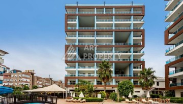 Квартира 1+1 с видом на бассейн, 65 кв.м. Джикджилли, Алания - Ракурс 3