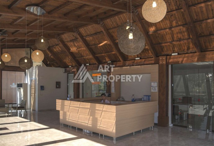 Квартира 1+1 с видом на бассейн, 65 кв.м. Джикджилли, Алания - Ракурс 3