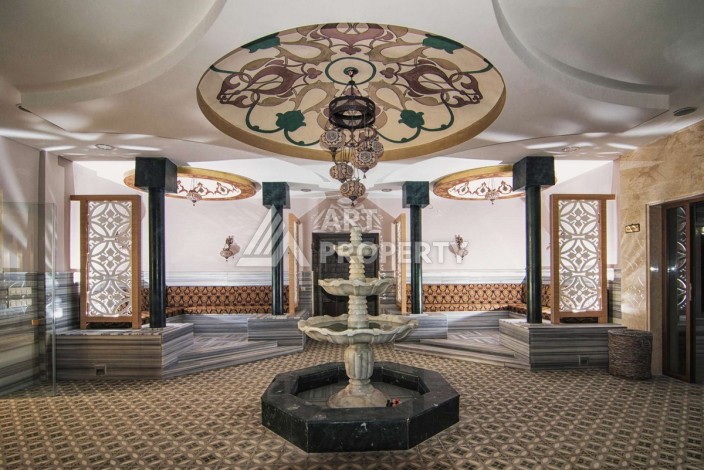 Квартира 1+1 с видом на бассейн, 65 кв.м. Джикджилли, Алания - Ракурс 8