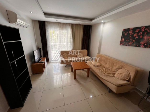 Квартира 1+1 с видом на бассейн, 65 кв.м. Джикджилли, Алания - Ракурс 15