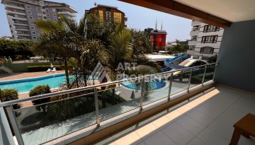 Квартира 1+1 с видом на бассейн, 65 кв.м. Джикджилли, Алания - Ракурс 18