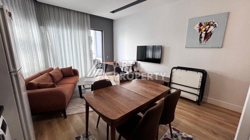 Стильная квартира 1+1 в премиальном комплексе с лицензией на краткосрочную аренду в 200 метрах от пляжа Клеопатры - Ракурс 7