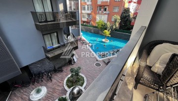 Стильная квартира 1+1 в премиальном комплексе с лицензией на краткосрочную аренду в 200 метрах от пляжа Клеопатры - Ракурс 10