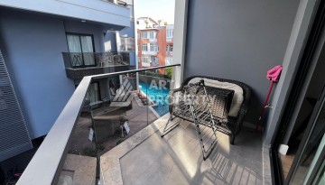 Стильная квартира 1+1 в премиальном комплексе с лицензией на краткосрочную аренду в 200 метрах от пляжа Клеопатры - Ракурс 12