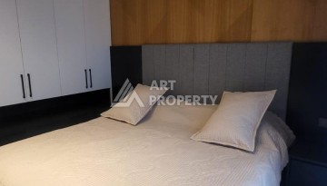 Стильная квартира 1+1 с дизайнерским интерьером в премиальном комплексе у пляжа Клеопатры - Ракурс 11