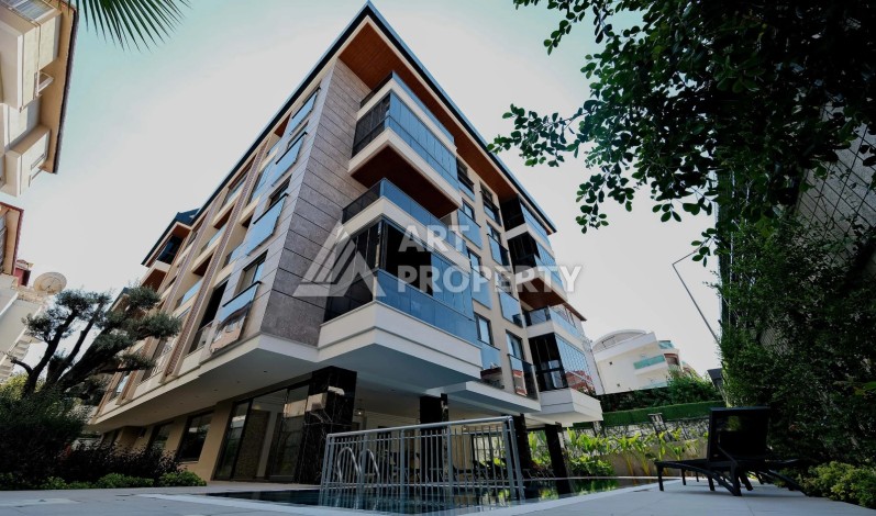 Современная квартира 1+1 в новом комплексе 2024 года с лицензией на аренду в районе Клеопатры - Ракурс 0