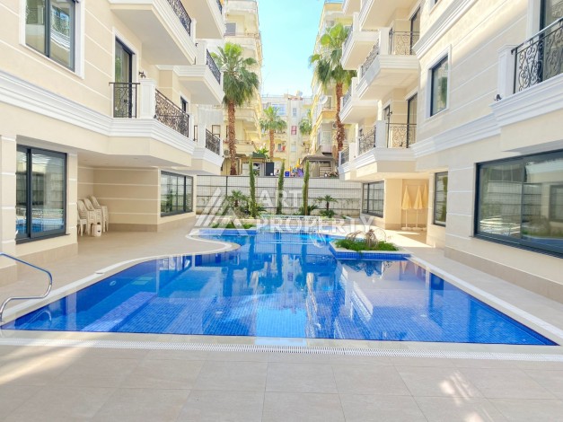 Стильная квартира 1+1 в центре Алании, район пляжа Клеопатры - Ракурс 18