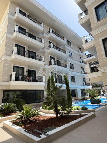 Квартира 1+1 в бутик-комплексе с лицензией на краткосрочную аренду рядом с пляжем Клеопатра - Ракурс 24