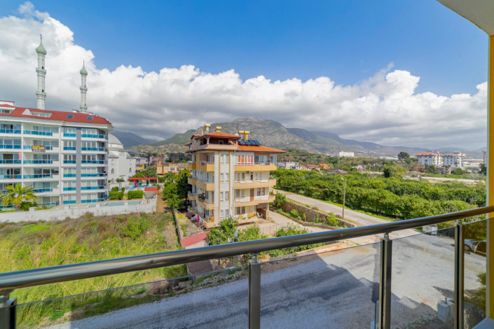 Квартира 1+1 с новой мебелью и прямым видом на море в Кестеле, 65 м2 - Ракурс 12