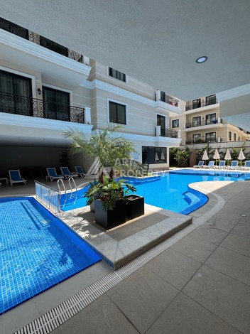 Квартира 1+1 в современном бутик-комплексе рядом с пляжем Клеопатра — идеальный вариант для инвестиций - Ракурс 12