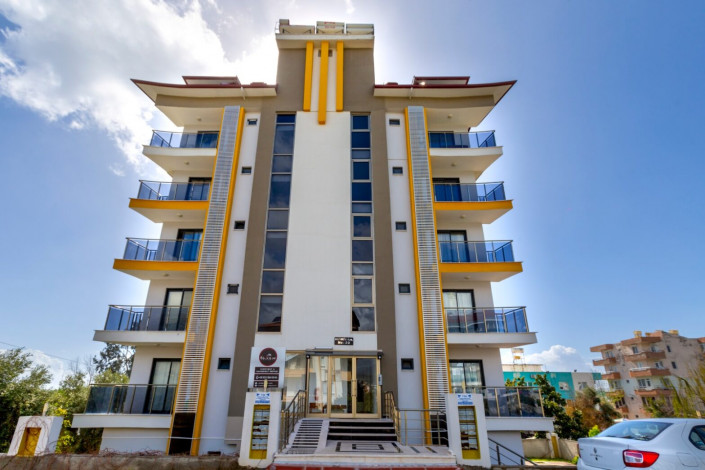 Квартира 1+1 с новой мебелью и прямым видом на море в Кестеле, 65 м2 - Ракурс 16