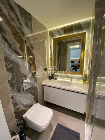 Квартира 1+1 в новом бутик-комплексе у пляжа Клеопатра — выгодное предложение для инвесторов - Ракурс 17