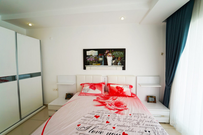 Двухкомнатная квартира в современном комплексе, район Джикджили Алания, 70 м2 - Ракурс 2