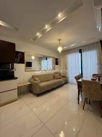 Меблированная квартира 1+1 в бутик-комплексе с лицензией на краткосрочную аренду у пляжа Клеопатра - Ракурс 9