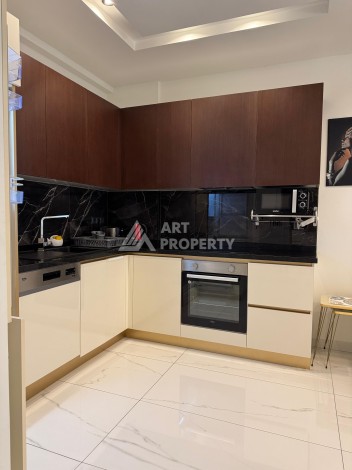 Меблированная квартира 1+1 в бутик-комплексе с лицензией на краткосрочную аренду у пляжа Клеопатра - Ракурс 11