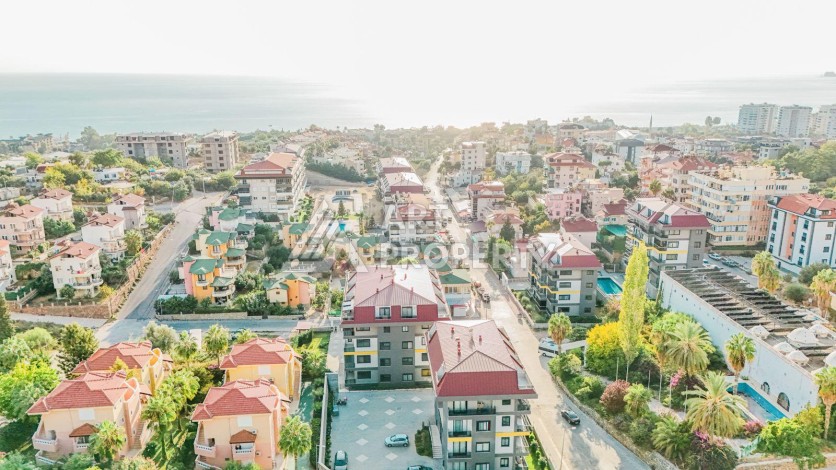 Квартира 1+1 в современном ЖК, 48 кв.м. Кестель, Алания - Ракурс 1