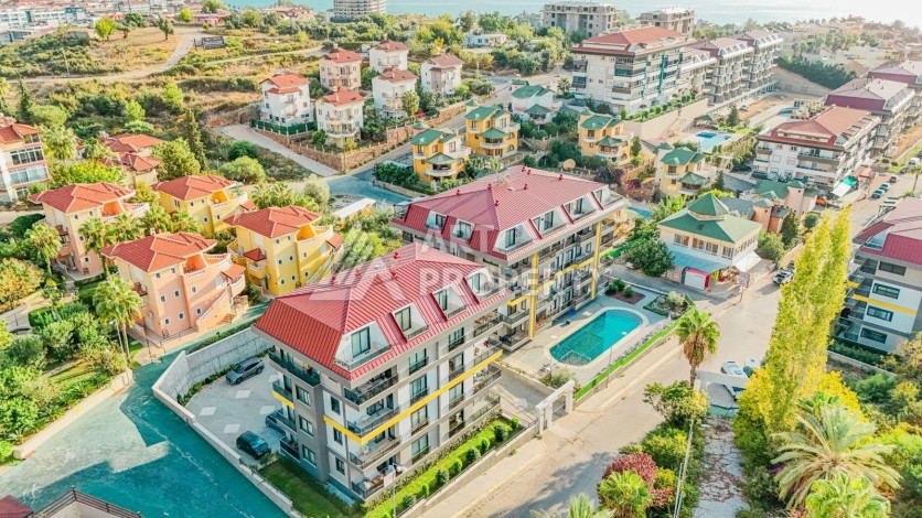 Квартира 1+1 в современном ЖК, 48 кв.м. Кестель, Алания - Ракурс 5