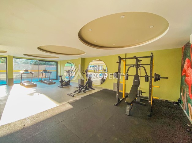 Квартира 1+1 в современном ЖК, 48 кв.м. Кестель, Алания - Ракурс 11