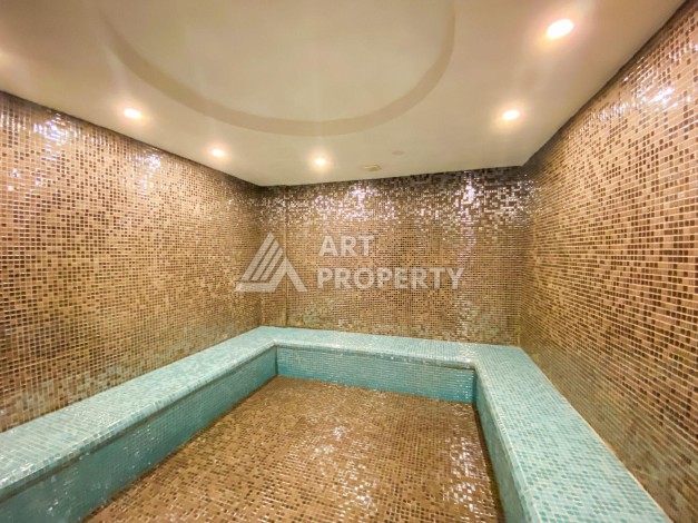 Квартира 1+1 в современном ЖК, 48 кв.м. Кестель, Алания - Ракурс 12