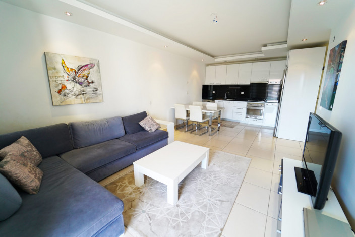 Двухкомнатная квартира в современном комплексе, район Джикджили Алания, 70 м2 - Ракурс 7