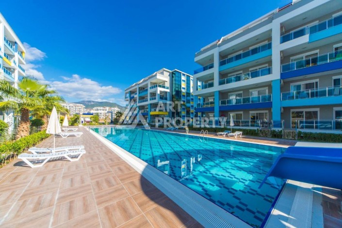 Просторная квартира 1+1 в 300 метрах от моря в районе Кестель, 65 кв.м. - Ракурс 19