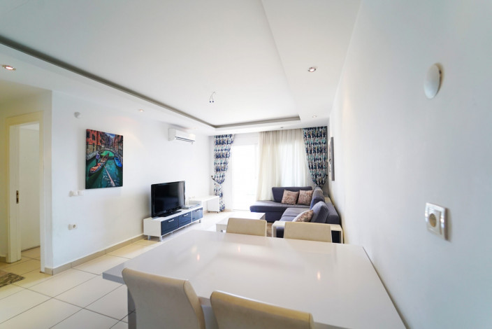 Двухкомнатная квартира в современном комплексе, район Джикджили Алания, 70 м2 - Ракурс 9