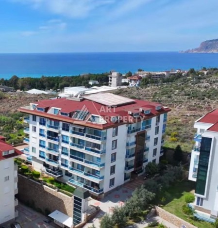 Двухуровневый пентхаус 2+1 в 300 м от моря, Кестель, Алания - Ракурс 1