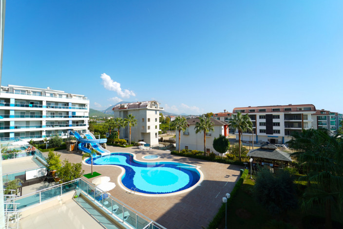 Двухкомнатная квартира в современном комплексе, район Джикджили Алания, 70 м2 - Ракурс 11