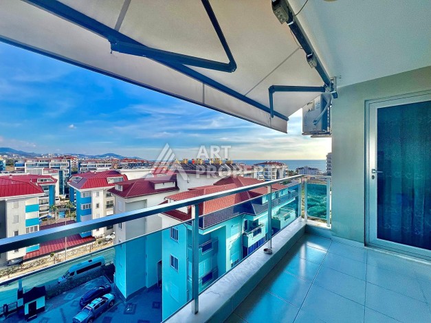 Двухуровневый пентхаус 2+1 в 300 м от моря, Кестель, Алания - Ракурс 15