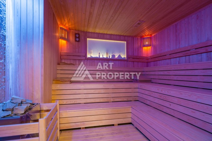 Меблированная квартира 1+1 в премиальном комплексе в 250 метрах от пляжа Клеопатра - Ракурс 6