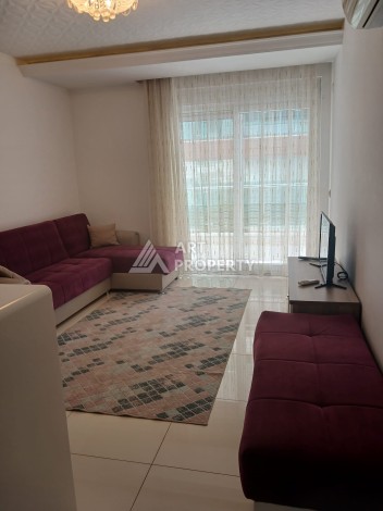 Меблированная квартира 1+1 в премиальном комплексе в 250 метрах от пляжа Клеопатра - Ракурс 15