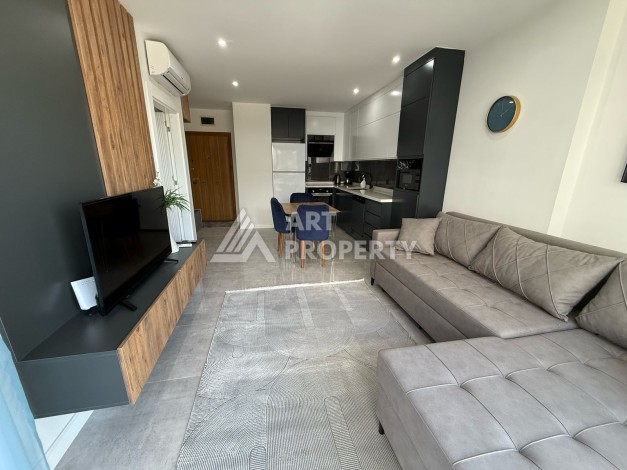 Квартира 1+1 на первой береговой линии у пляжа Клеопатры, 55 кв.м. - Ракурс 1