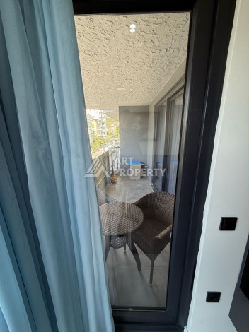 Квартира 1+1 на первой береговой линии у пляжа Клеопатры, 55 кв.м. - Ракурс 7