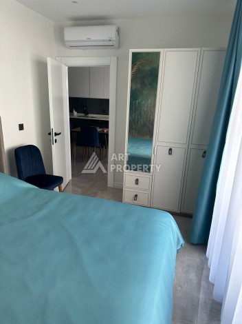 Квартира 1+1 на первой береговой линии у пляжа Клеопатры, 55 кв.м. - Ракурс 12