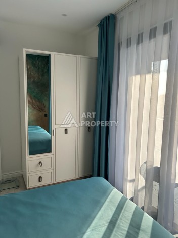 Квартира 1+1 на первой береговой линии у пляжа Клеопатры, 55 кв.м. - Ракурс 13