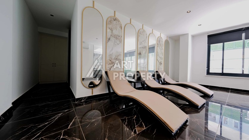 Стильная квартира 2+1 в центре Алании, 300 м до пляжа Клеопатры - Ракурс 7