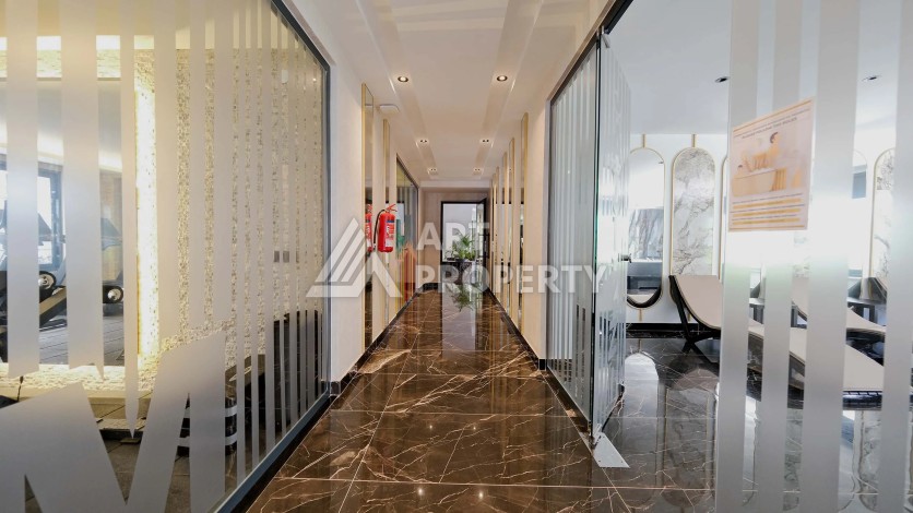 Стильная квартира 2+1 в центре Алании, 300 м до пляжа Клеопатры - Ракурс 8