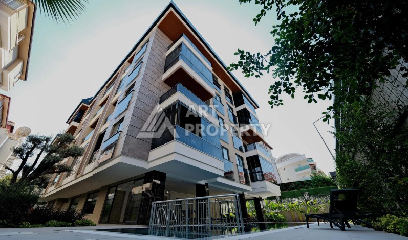 Стильная квартира 2+1 в центре Алании, 300 м до пляжа Клеопатры - Ракурс 10