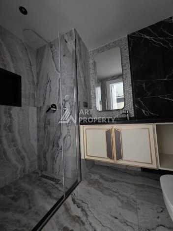 Стильная квартира 2+1 в центре Алании, 300 м до пляжа Клеопатры - Ракурс 18