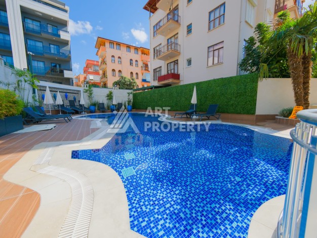 Квартира 1+1 для привилегированной жизни в центре Алании, 250 м от моря - Ракурс 2