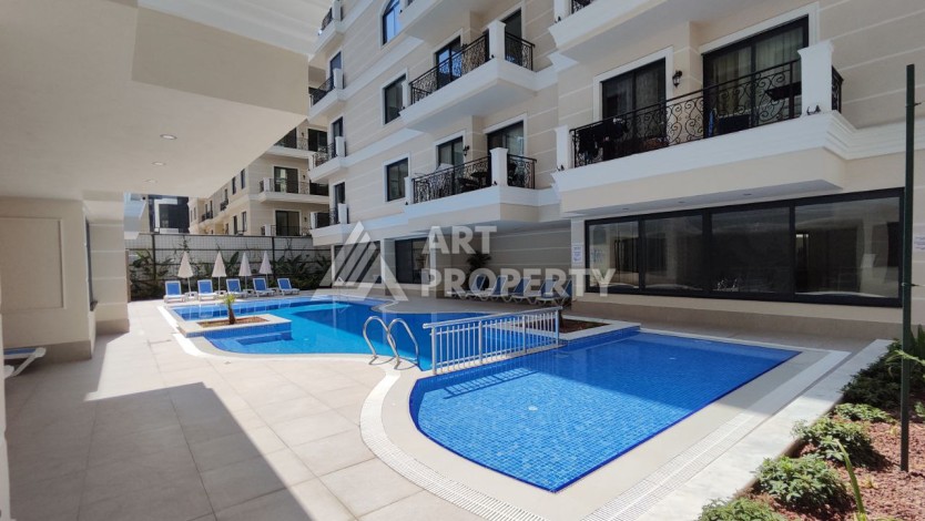 Премиальная квартира 2+1 в 300 м от пляжа Клеопатры в центре Алании - Ракурс 0