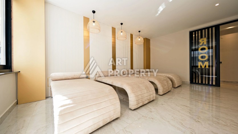 Премиальная квартира 2+1 в 300 м от пляжа Клеопатры в центре Алании - Ракурс 12