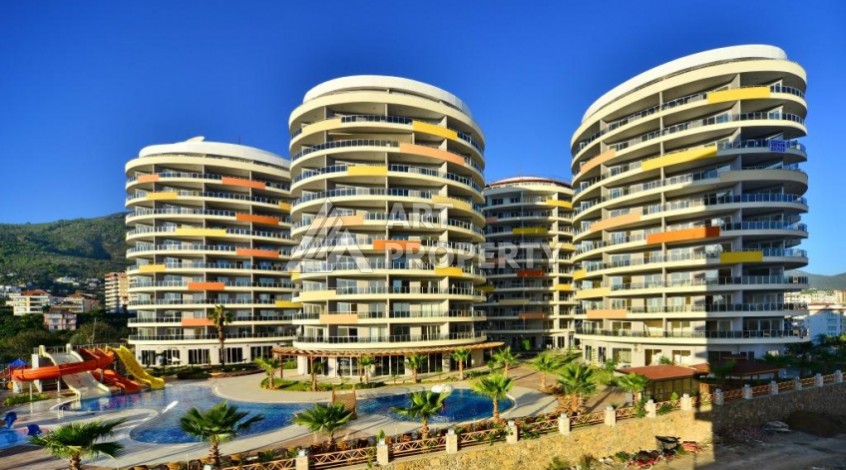 Большая квартира 2+1 с видом на море и крепость в районе Джикджилли, 110 кв.м. - Ракурс 2