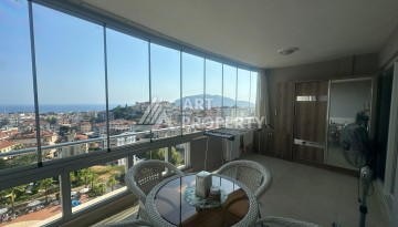 Большая квартира 2+1 с видом на море и крепость в районе Джикджилли, 110 кв.м. - Ракурс 12