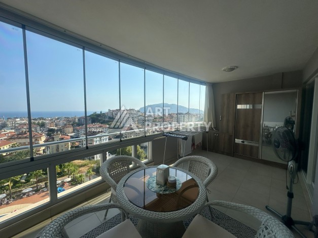 Большая квартира 2+1 с видом на море и крепость в районе Джикджилли, 110 кв.м. - Ракурс 11