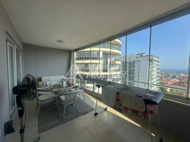 Большая квартира 2+1 с видом на море и крепость в районе Джикджилли, 110 кв.м. - Ракурс 13