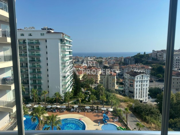 Большая квартира 2+1 с видом на море и крепость в районе Джикджилли, 110 кв.м. - Ракурс 14