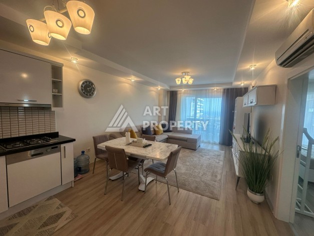 Большая квартира 2+1 с видом на море и крепость в районе Джикджилли, 110 кв.м. - Ракурс 16